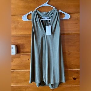 NWT new with tags womens green tank from Green Envelope